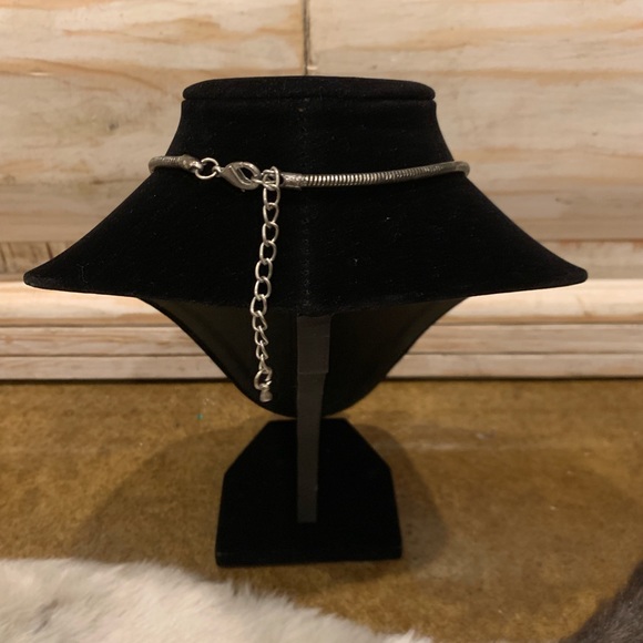 Butterfly Silver and Turquoise Necklace - Picture 3 of 3